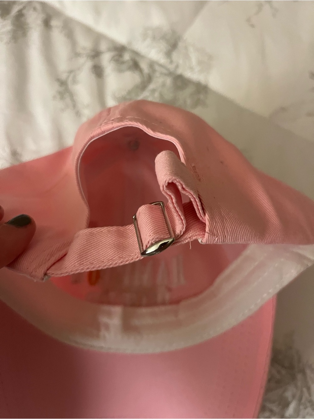 Pink Baseball Cap - Picture 2 of 3